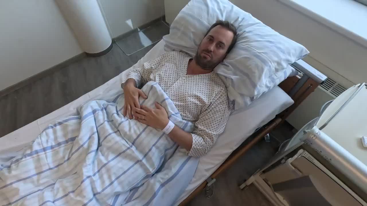 A filmed patient scene from the Medinius nursing simulation